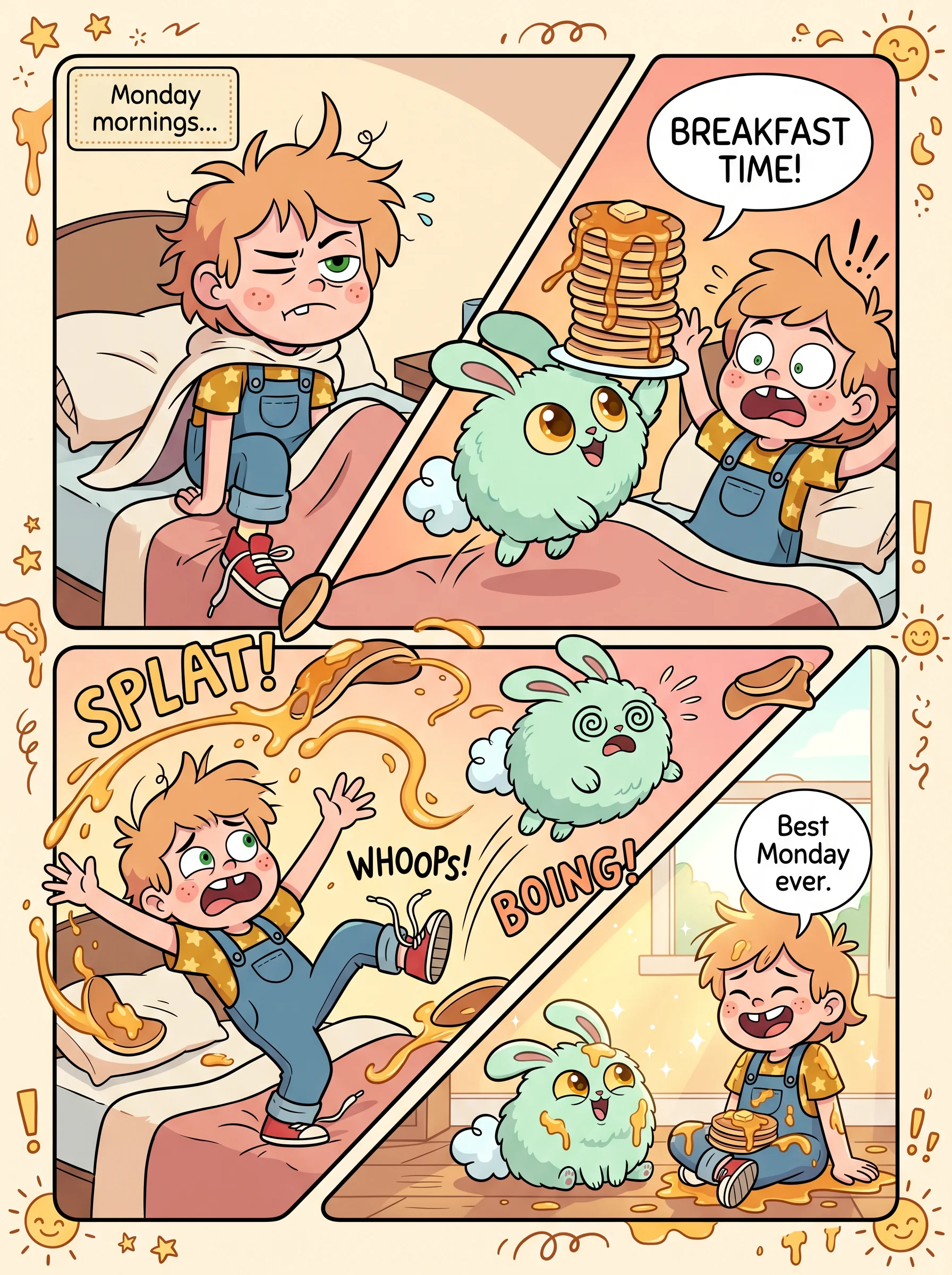 Cartoon comedy comic page — AI generated with iCartoon